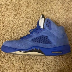 Jordan Retro 5 Blue Suedes